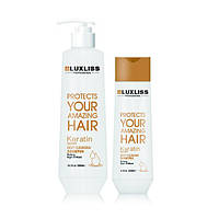 Шампунь очищающий с кератином LuxLiss Keratin Deep Cleansing Shampoo 250 мл