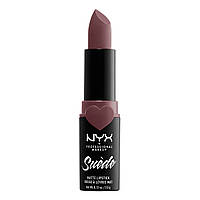 Матовая помада для губ NYX Suede Matte Lipstick №14 (lavender and lace) 3.5 г