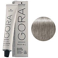 Тонирующая краска для волос Сталь Schwarzkopf Igora Royal Absolutes Silverwhite Dove Grey 60мл