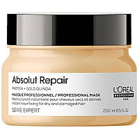 Маска для восстановления волос LOreal Absolut Repair Gold Quinoa +Protein Mask NEW DESIGN 250 мл