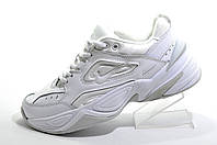 Мужские белые кроссовки Nike M2K Tekno, White (Air Monarch) 42