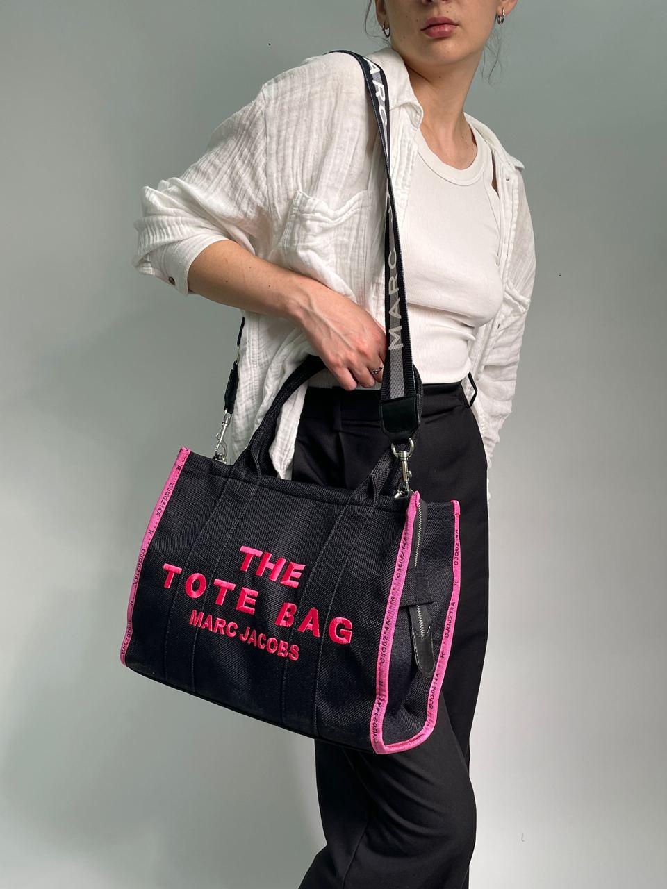 Жіноча сумка Марк Джейкобс чорна Marc Jacobs The Large Tote Bag Black ...