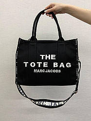 Жіноча сумка Марк Джейкобс чорна Marc Jacobs The Large Tote Bag Black