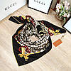 Хустка Gucci шовкова з ручною підшивкою, фото 7