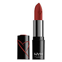 Увлажняющая помада с сатиновым финишем NYX Shout Loud Satin Lipstick №12 (Hot in Here) 3.5 г