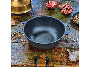 Каструля 2л чавунна лита Т401Ук ТМ SNT FG