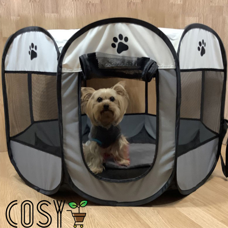 Большой Манеж Для Собак и Кошек Переносной 114 см Сборный Вольер Для ...
