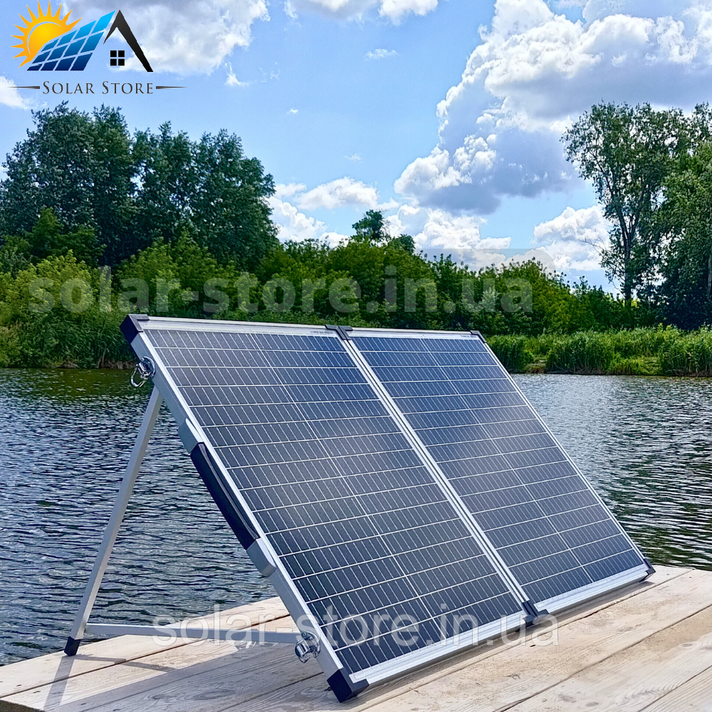 Портативна сонячна панель 100 Вт Dokio FSP, фото 1