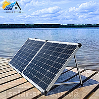 100 Вт/5.56А Портативна сонячна панель (батарея) Dokio FSP