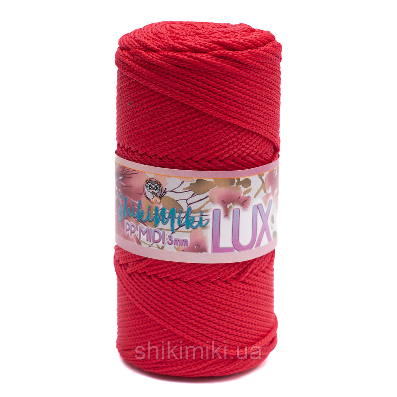 Трикотажний шнур PP Midi 3 mm LUX, колір Алий