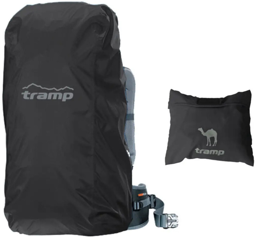 Накидка от дождя на рюкзак Tramp S черный (TRP-017) - фото 1 - id-p1750213637