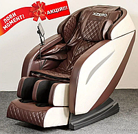 Масажне Крісло XZERO Х11 SL White & Brovn Багатофункціональне з різними видами масажу Польща, фото 2
