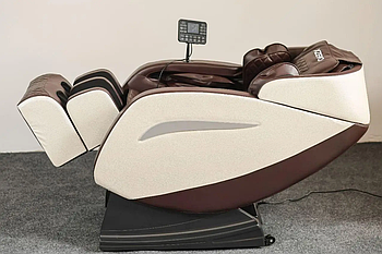 Масажне Крісло XZERO Х11 SL White & Brovn Багатофункціональне з різними видами масажу Польща