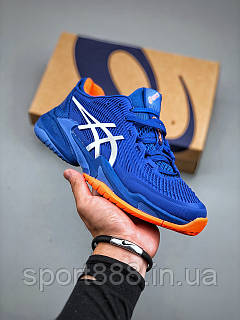 Eur39-46 теннисные кроссовки синие Асикс Asics Men's Court