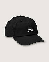 Жіноча кепка бейсболка Baseball hat з колекції VICTORIA'S SECRET PINK колір чорний розмір універсальний