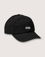 Женская кепка бейсболка Baseball hat из коллекции VICTORIA'S SECRET PINK цвет черный размер универсальный