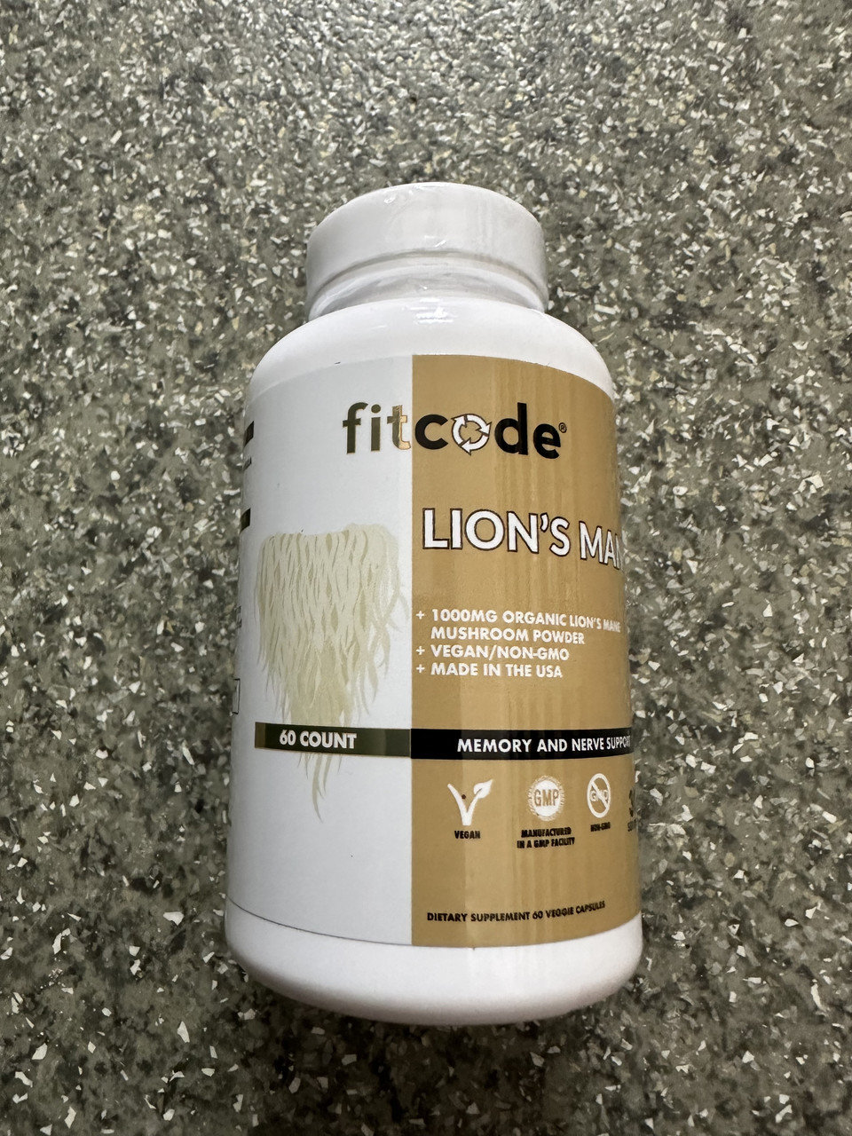 Ожина гребінчаста Fitcode Lion's Mane 500 mg 60 veg caps
