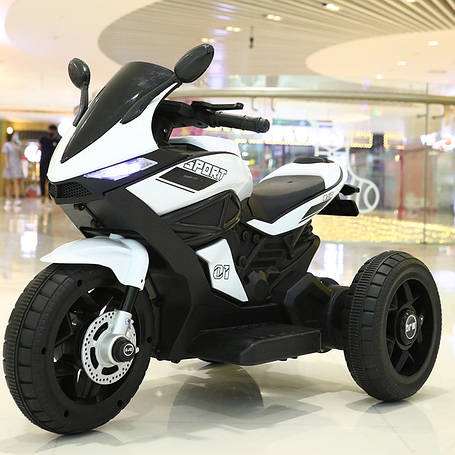 Дитячий електромобіль мотоцикл Yamaha M 4454EL-1 (MP3, USB, мотори 2x35W, акумулятор 6V5AH), фото 1