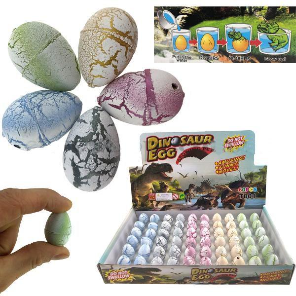 Іграшка що росте у воді Яйцо динозавра набір 60 шт, фото 1