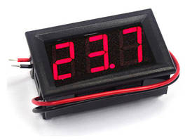Вольтметр D-SUN DC 4,5-30 В (червоні цифри)