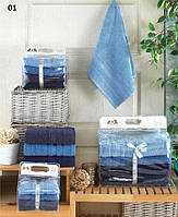 Рушник махровий 90х150 ADA Туреччина упаковка 4 шт.