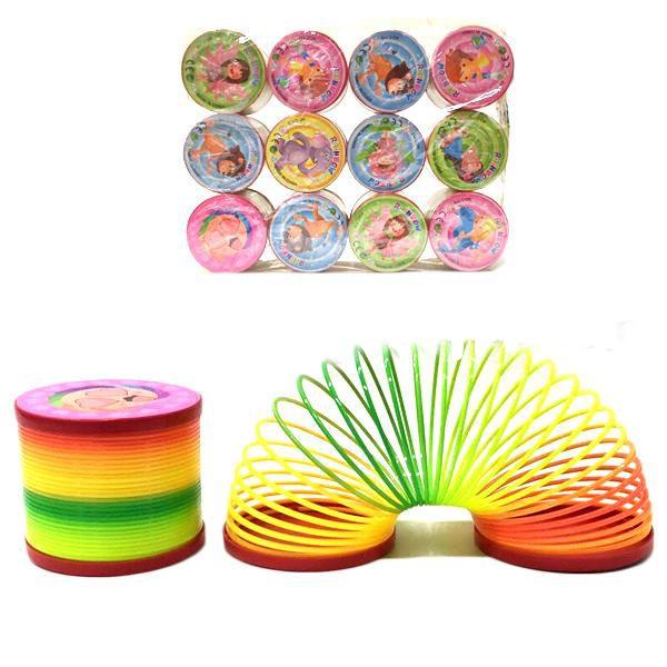 Іграшка пружинка для рук Веселка набір 12 шт., фото 1