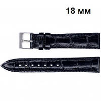 Ремінець шкіряний 3 908 18х16 чорний