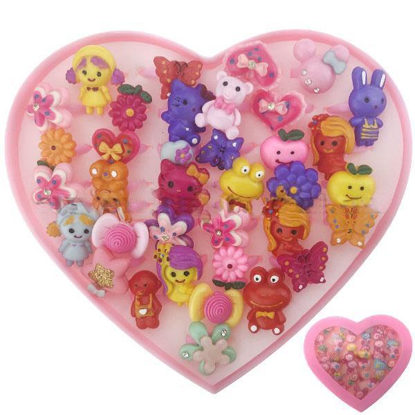 Набір прикрас каблучок для дівчаток, фото 1