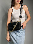Жіноча подарункова сумка крос-боді Marc Jacobs The J Marc Shoulder Bag Black (чорна) KIS02174 модна top, фото 4