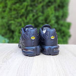 Чоловічі кросівки Nike TN AIR (чорні) низькі стильні кросівки 11022 Найк топ, фото 2