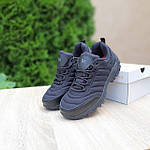 Чоловічі зимові кросівки Merrell Vibram (чорні) модні низькі кросівки 3909 Мерелл топ, фото 9