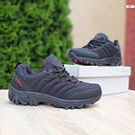 Чоловічі зимові кросівки Merrell Vibram (чорні з червоним) модні низькі кросівки 3910 Мерелл топ, фото 9