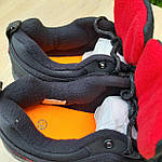 Чоловічі зимові кросівки Merrell Vibram (чорні з червоним) модні низькі кросівки 3910 Мерелл топ, фото 6