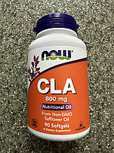 Лінолева кислота Now Foods CLA 800 mg 90 sofg