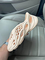 Женские сандалии YEEZY Foam Runner Sand (бежевые) модные повседневные босоножки No Brend Ar7011 vkross