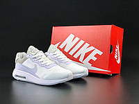 Мужские кроссовки Nike (белые) лёгкие спортивные кроссы 11645 45 cross