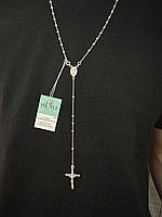 Серебряная вервица колье Rosary-01 молитвенная