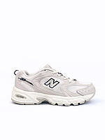 Женские кроссовки New Balance 530 Beige (бежевые) светлые модные удобные кроссы PD7556 38 vkross