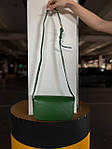 Жіноча подарункова сумка Celine mini green (зелена) арт2105 стильна вишукана для дівчини top, фото 4