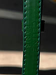 Жіноча подарункова сумка Celine mini green (зелена) арт2105 стильна вишукана для дівчини top, фото 5