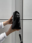 Жіноча подарункова сумка Pinko Puff Black Bag V2 (чорна) torba0200 модна стильна з пташками екошкіра top, фото 3