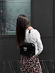 Жіноча подарункова сумка Pinko Puff Black Bag V2 (чорна) torba0200 модна стильна з пташками екошкіра top, фото 10