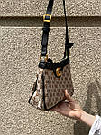 Жіноча сумка-клатч Gucci Aphrodite Shoulder Bag Grey (бежева) torba0199 подарункова дуже красива стильна top, фото 9