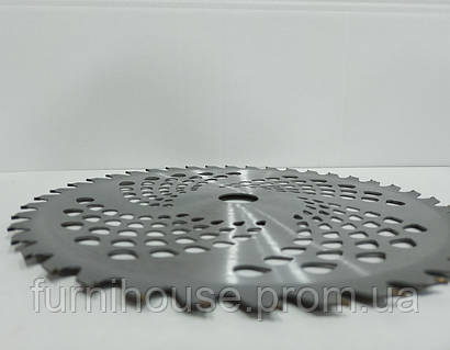 Диск для триммера с победитовыми напайками Тарелка 255х40Т Нож для