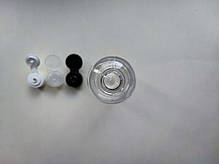 150 мл/20 мм ПЕТ Круглий прозорий флакон з кришкою БІЛОЮ фліп-топ 20/410, пляшка пластиковий, пластмасовий, фото 4