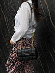 Жіноча сумка клатч Michael Kors SoHo Small Quilted Leather Shoulder Bag Black (чорна) torb0202 для дівчини top, фото 10