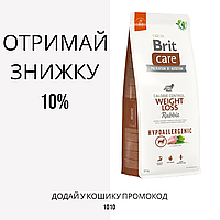 Brit Care Hypoallergenic Weight Loss Rabbit сухой корм для собак с избыточным весом с кроликом, 12 кг