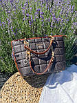 Жіноча подарункова сумка-шопер Michael Kors Shopper Bag Brown (коричнева) KIS12065 стильна Елізабет Корс top, фото 10