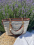 Жіноча подарункова сумка-шопер Michael Kors Shopper Bag Beige (бежева) KIS12066 стильна сумочка Елізабет Корс top, фото 10