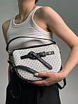 Жіноча подарункова сумка клатч Michael Kors Dover White (біла) KIS12090 стильна сумочка на ремені Мішал Корс top, фото 5